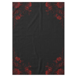 Deep Red Blommigt Elegant Gothic Bröllop