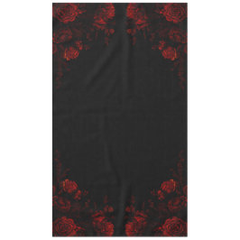 Deep Red Blommigt Elegant Gothic Bröllop