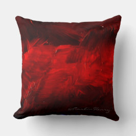 Deep Red Decorative Pillow Kudde