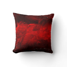 Deep Red Decorative Pillow