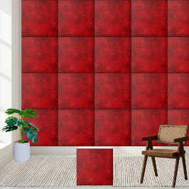Deep Red Grunge Struktur Ceramic Tile Kakelplatta