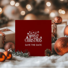 Deep Red jul Brunch Party Spara Datumet