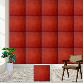 Deep Red Textured Ceramic Tile Kakelplatta