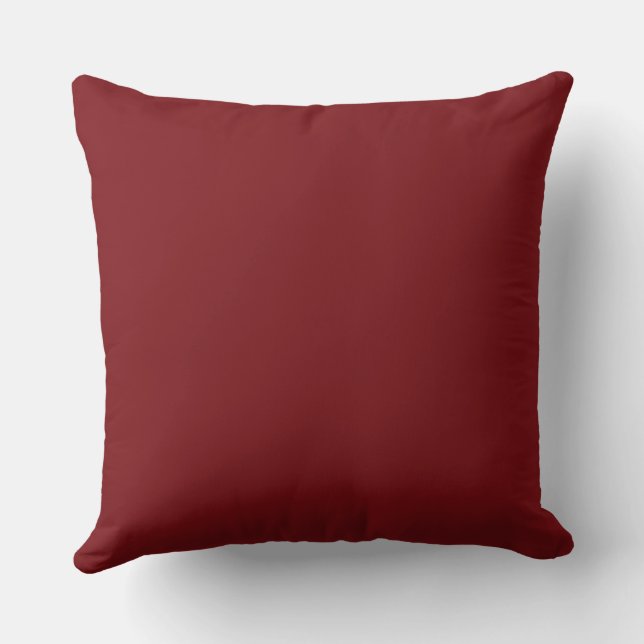 Deep Red Throw Pillows Kudde (Baksida)