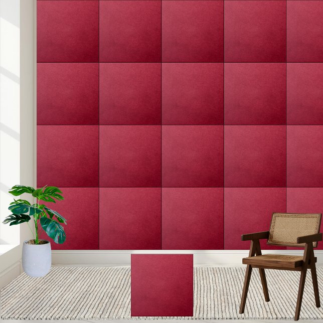 Deep Red Velvet Struktur Ceramic Tile Kakelplatta (Deep Red Velvet Texture Ceramic Tile)