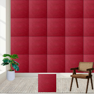 Deep Red Velvet Struktur Ceramic Tile Stil 2 Kakelplatta