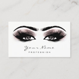 Deep Ro Glitter Makeup Artist Lash Black White Tidsbeställning Kort