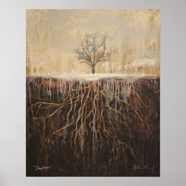 "Deep Roots" originalkonstverk av Beth Morrell pos Poster (Framsidan)