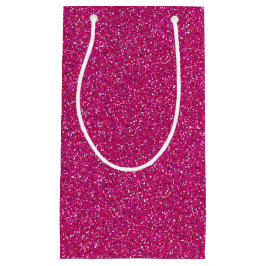Deep Rosa Gnistra Glitter Gift Bag