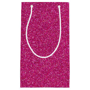 Deep Rosa Gnistra Glitter Gift Bag