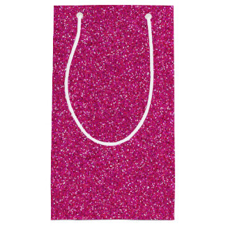 Deep Rosa Gnistra Glitter Gift Bag