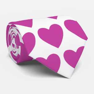 Deep Rosa Heart Mönster Design Slips