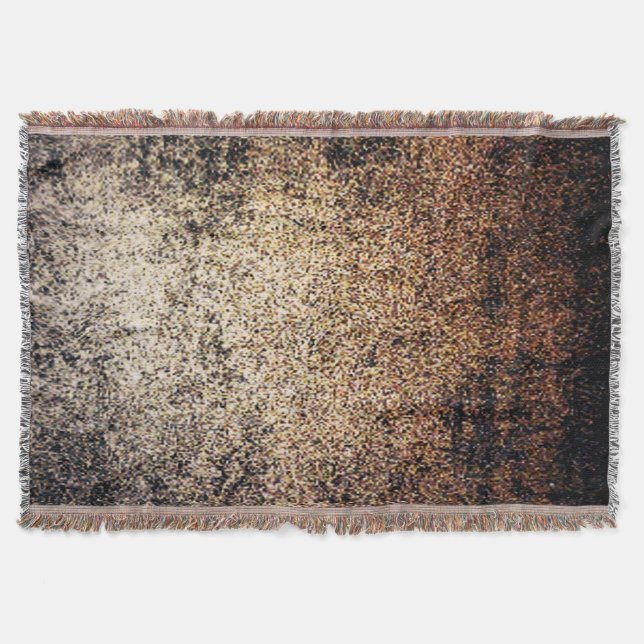 Deep Rutic Stone Design-Throw Blanket Mysfilt (Framsidan)