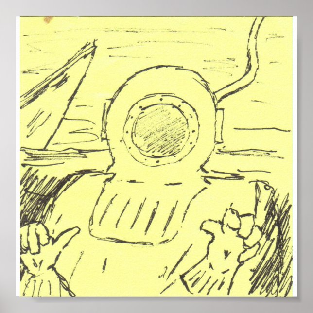 Deep Sea Diver Poster (Framsidan)