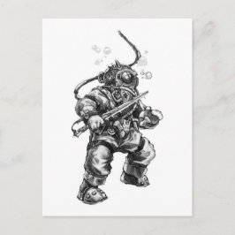 Deep Sea Diver vykort