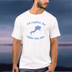 Deep Sea Diving Scuba Diver T Shirt