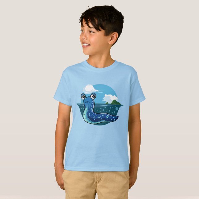 Deep Sea Fantasy Slug T Shirt (Hel framsida)