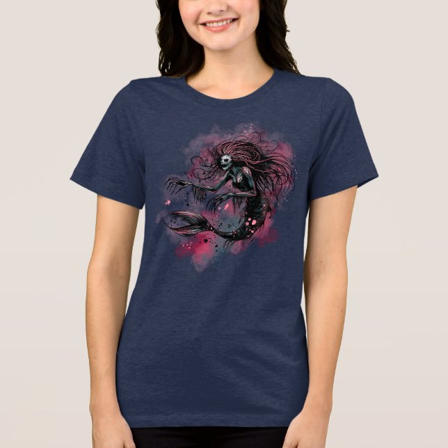 Deep Sea Mermaid T Shirt (Framsida)