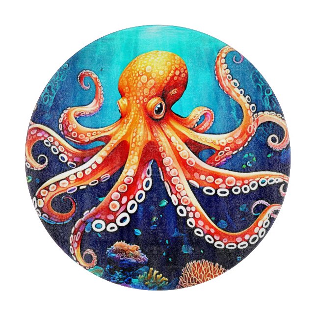 Deep Sea Octopus Glow Design (Framsidan)