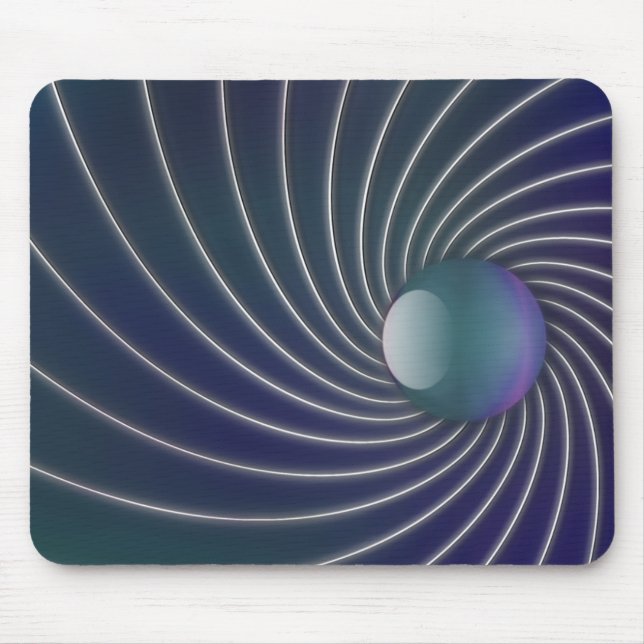 Deep Sea Spiral Mousepad Musmatta (Framsidan)