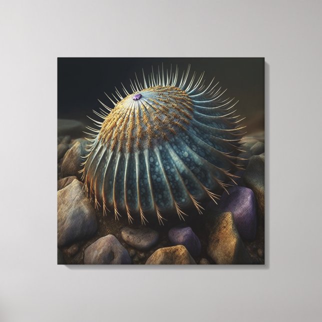 Deep Sea Urchin Canvastryck (Framsida)