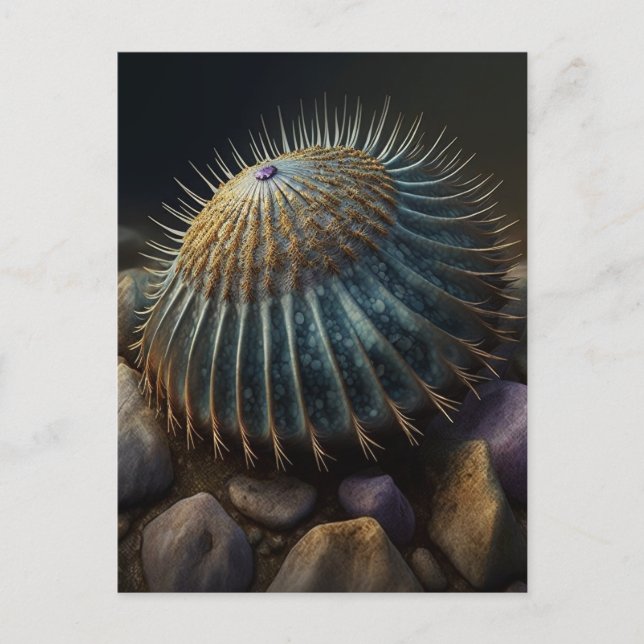 Deep Sea Urchin Inbjudan Vykort (Framsida)