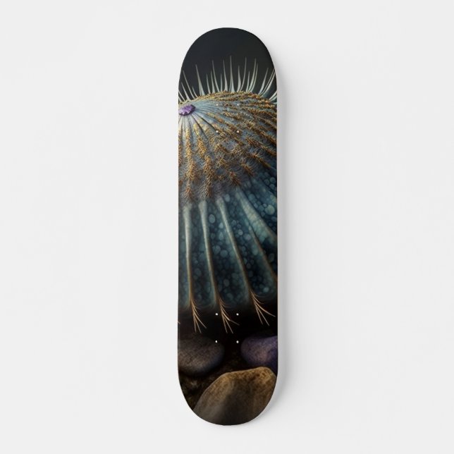Deep Sea Urchin Mini Skateboard Bräda 18,5 Cm (Framsida)