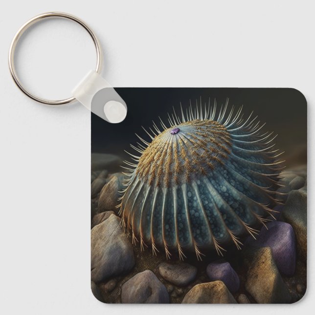 Deep Sea Urchin Nyckelring (Framsida)