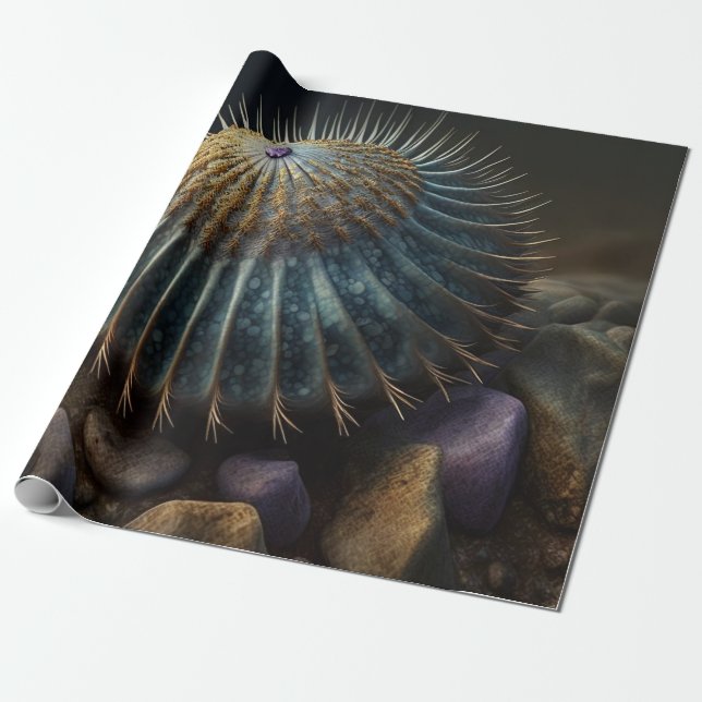 Deep Sea Urchin Presentpapper (Utrullad)