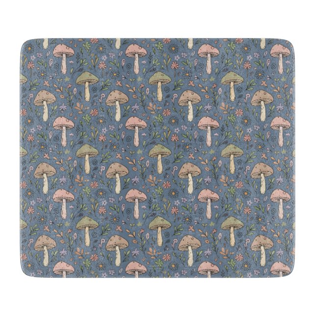 Deep Slate Gray Fungi Minimalist Moody Gift (Framsidan)