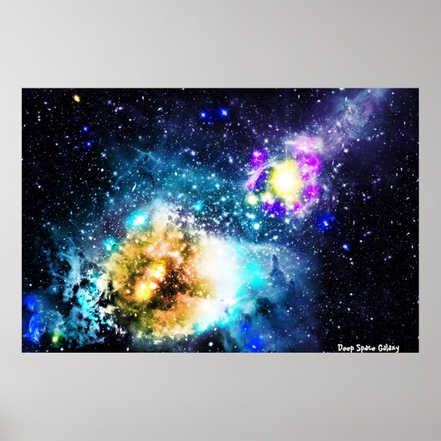 Deep Space Galaxy Poster (Framsidan)