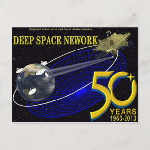 DEEP SPACE NETWORK 50-årsdagen Vykort