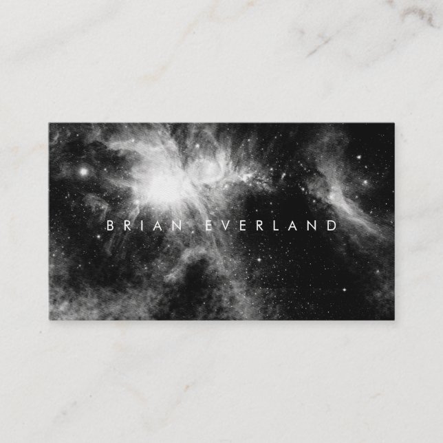 Deep Space Star Artist Profile Contact Appointmen Tidsbeställning Kort (Framsida)