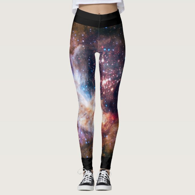 DEEP SPACE-stilar Leggings (Framsida)