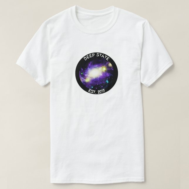 DEEP STATE EST. 2017 T SHIRT (Design framsida)