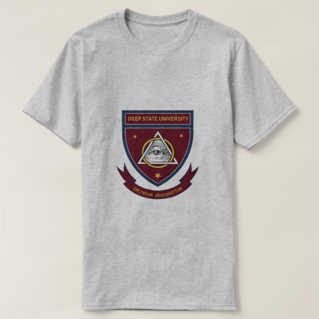 DEEP STATE UNIVERSITET T SHIRT (Design framsida)