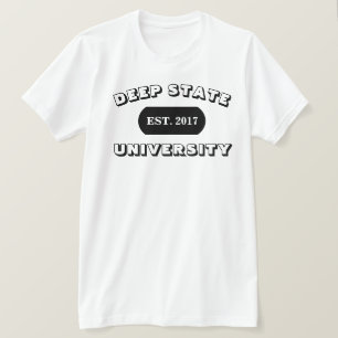 DEEP STATE UNIVERSITETEN EST.2017 T SHIRT