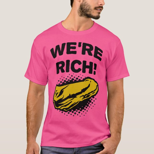 Deep Sten Galactic - vi är Rik T Shirt (Framsida)