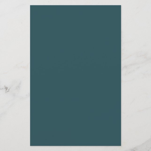 Deep Teal Solid Färg (Framsida)