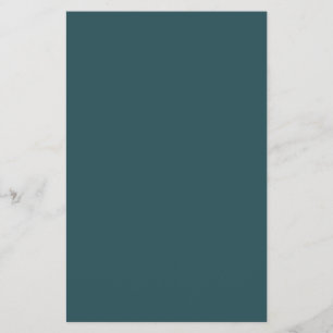 Deep Teal Solid Färg Flygblad