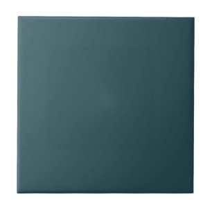 Deep Teal Solid Färg Kakelplatta