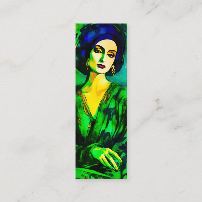 Deep Thoughts Bookmark Mini Visitkort (Framsida)