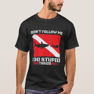 Deep Underwater Snorkeler Dyka Snorkeling T Shirt