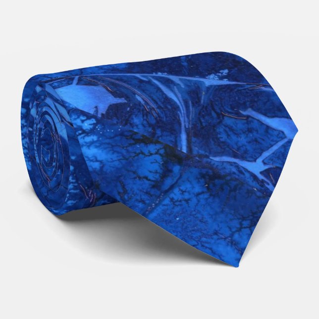 "Deep Vatten #5" Abstrakt designtid Slips (Rullad)