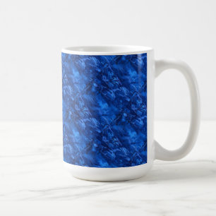 "Deep Vatten #5 Tiled" Abstract Design Mugg