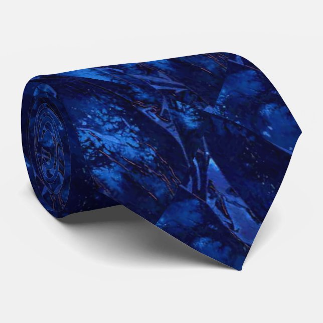 "Deep Vatten" Abstract Design Tie Slips (Rullad)