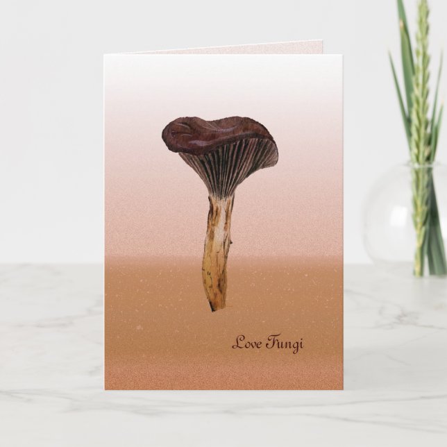 Deep Velvet Fungus (lägg till bild inuti) Kort (Framsida)