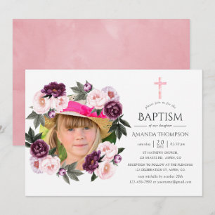 Deep Velvet och Bush Rosa Baptism eller Christenin Inbjudningar