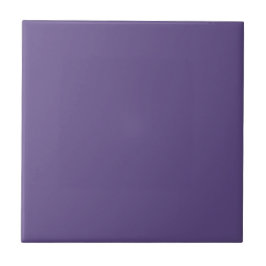 Deep Violet Solid Färg | #634e89 Kakelplatta