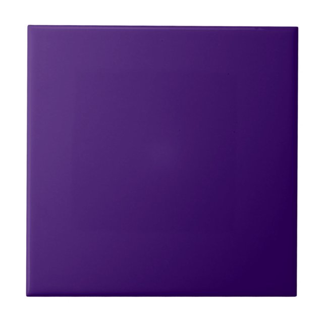Deep Violet Solid Färg Kakelplatta (Framsidan)